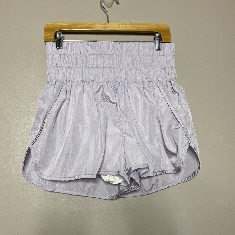 Free People Movement The Way Home Shorts Lavender Women's‎ Size L - Picture 2 of 14